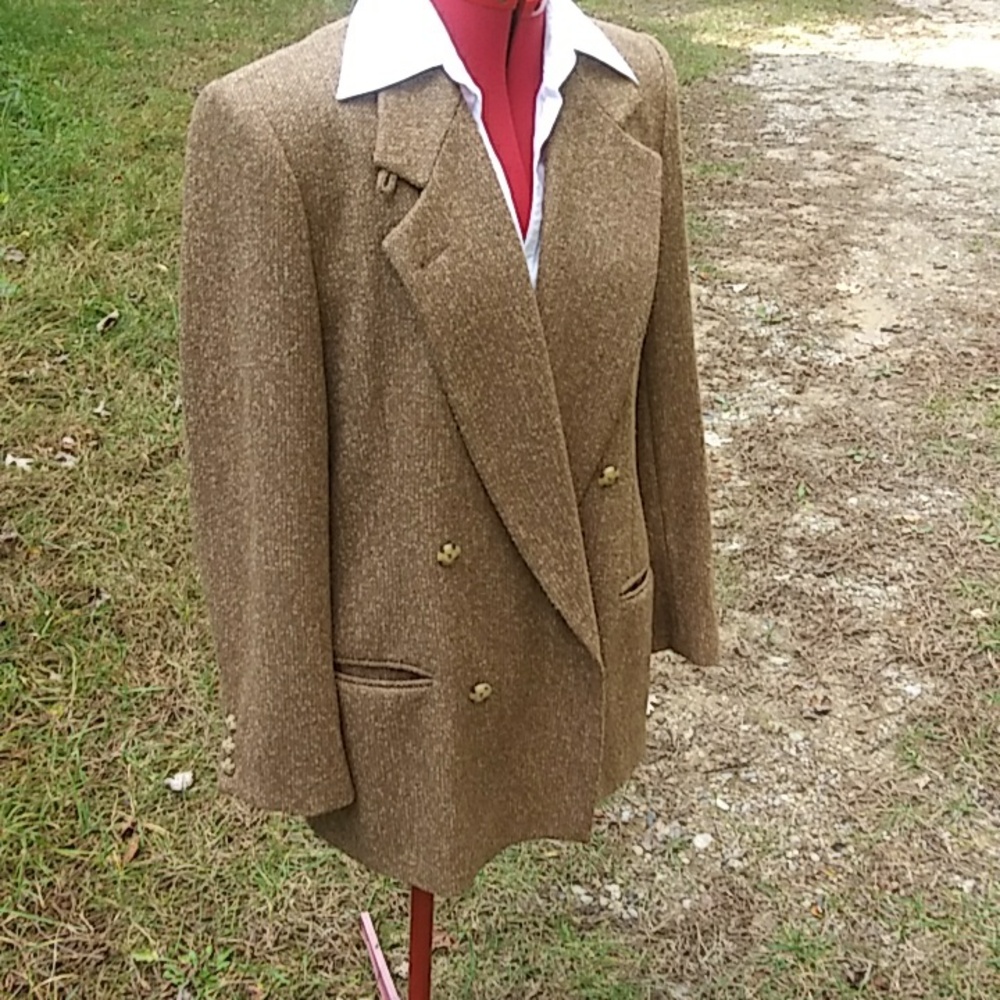 VTG Blazer JAX Double Breasted Jacket 10/12 Boyfriend